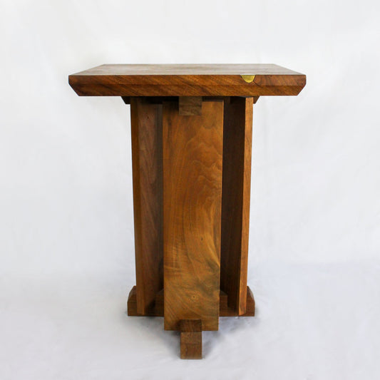 A Stand - Side Table - Walnut