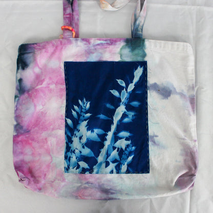 Hand-Dyed Tote Bag