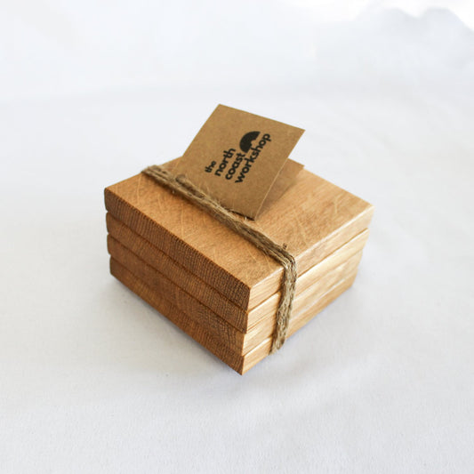 Hardwood Coasters (Set of 4)